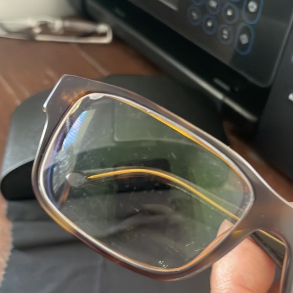 Prada VPR 16M ZXH-101 denim tortoise eyeglasses with cloth and case - Picture 15 of 16